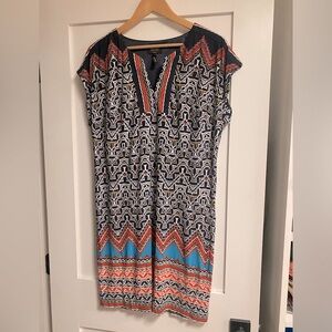 Printed Shift dress
